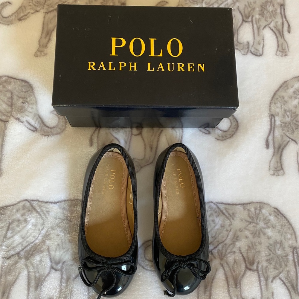 Polo Ralph Lauren Toddler Black Nellie Shoes
